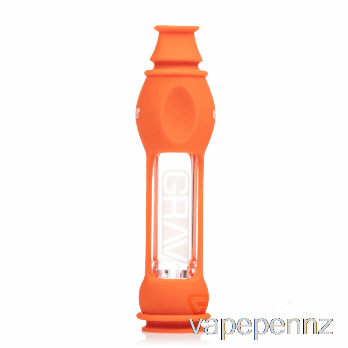GRAV Octo-Taster with Silicone Skin Scarlet Orange VAPE NZ